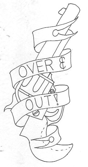 With a .45 to your head!