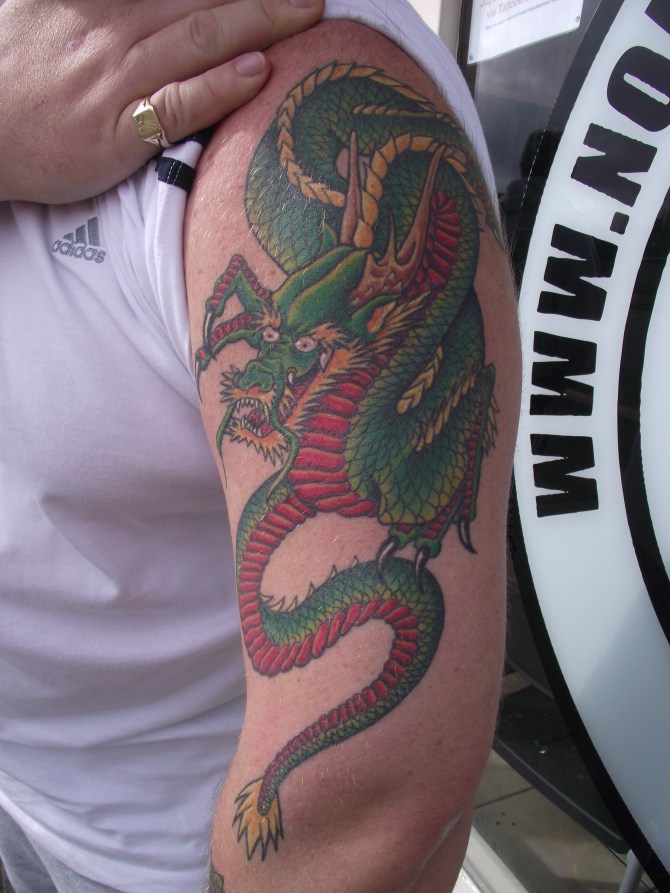 Healed Green Dragon